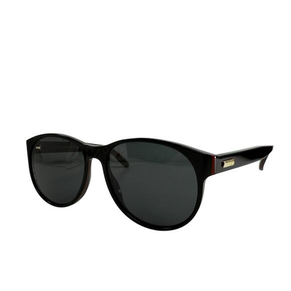 Gucci Round Oval Unisex GG0271S 55mm Sunglasses Women's Black‎ With Case NEW - Picture 9 of 14